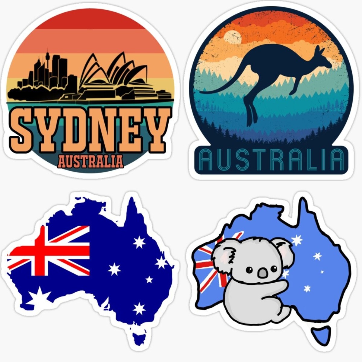 Car Accessories Australia - Australia Map BUMPER STICKER VB Tooheys