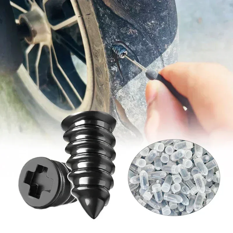 Car Emergency Tool Kit - 10-30Pcs Emergency Tire Puncture Repair Nails