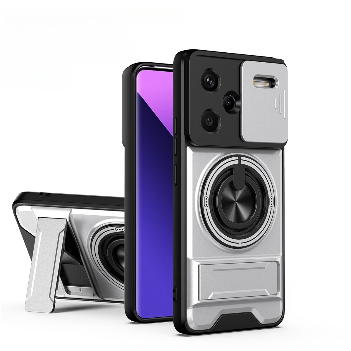 Car Accessories Phone Holder - Lens Slide Camera Phone Case for