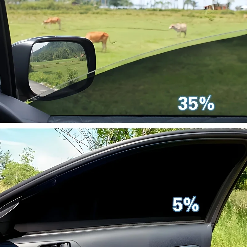 Tinted Window Film - 【50cmX10m】5% 15% 35% Automotive Car Window