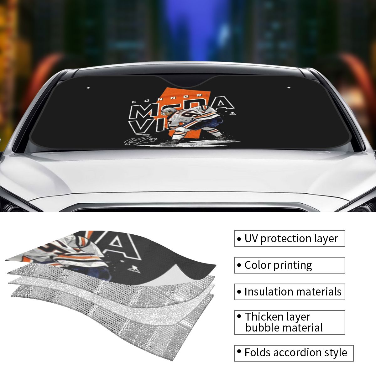 Connor McDavid 97 For Edmonton - Car Accessories Edmonton recension och pris