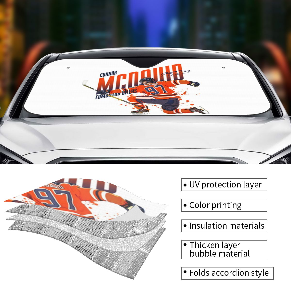 Connor McDavid 97 For Edmonton - Car Accessories Edmonton recension och pris