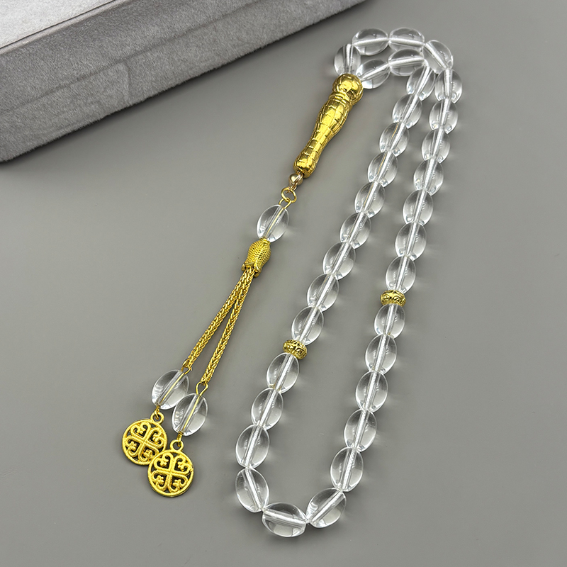 33Pcs Glass Rosary Muslim Pray - Car Accessories Dubai recension och pris
