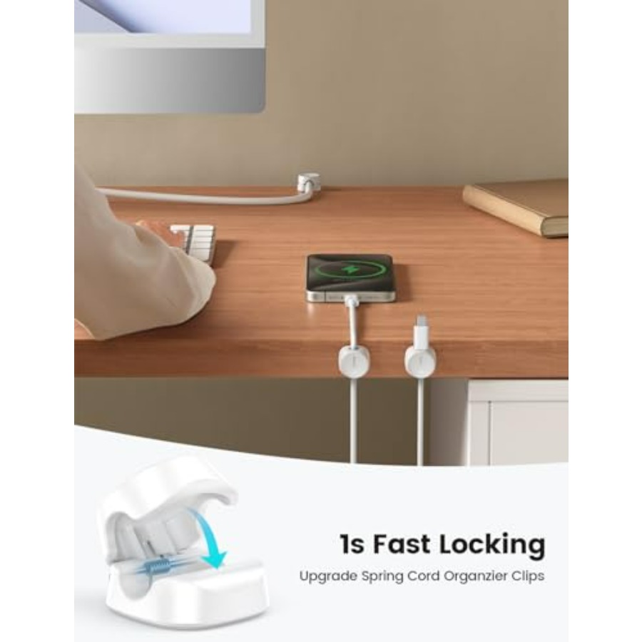 8 Pack Cord Organizer, [1s Loc - Car Cable Organizer recension och pris