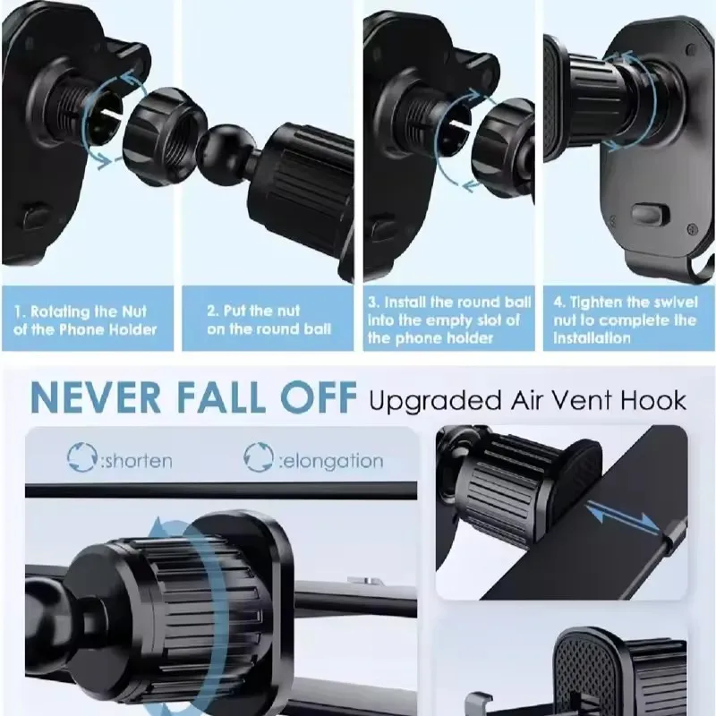 Car Phone Holder Car Air Vent  - Car Accessories Phone Holder recension och pris