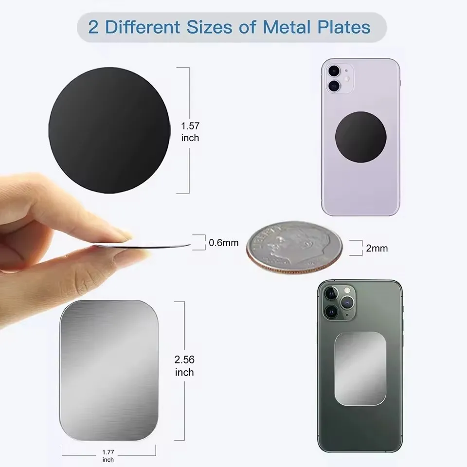 Metal Plate Disk For Magnetic  - Car Accessories Phone Holder recension och pris