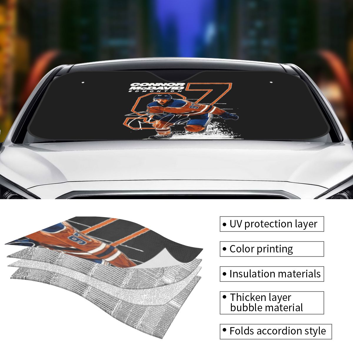 Connor McDavid 97 For Edmonton - Car Accessories Edmonton recension och pris