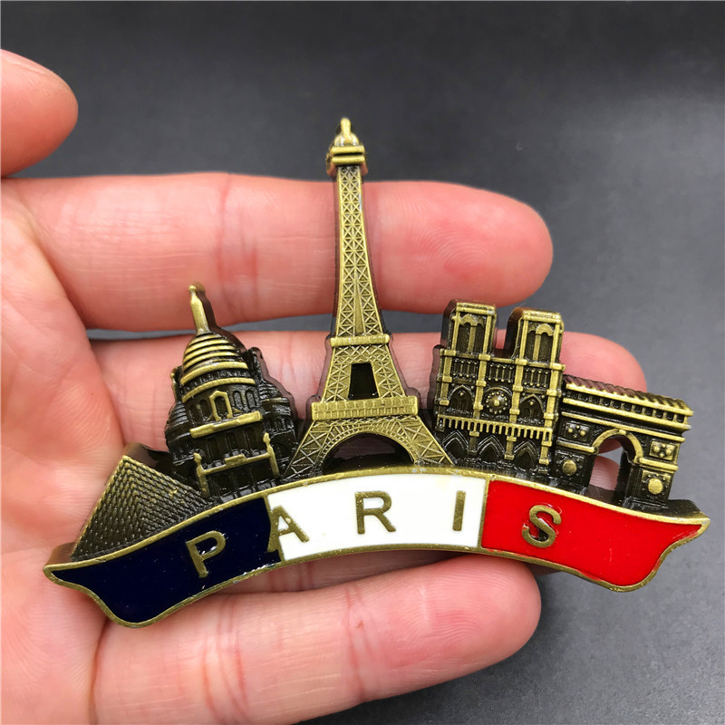 France Paris Metal 3D Cute Mag - Car Accessories Dubai recension och pris