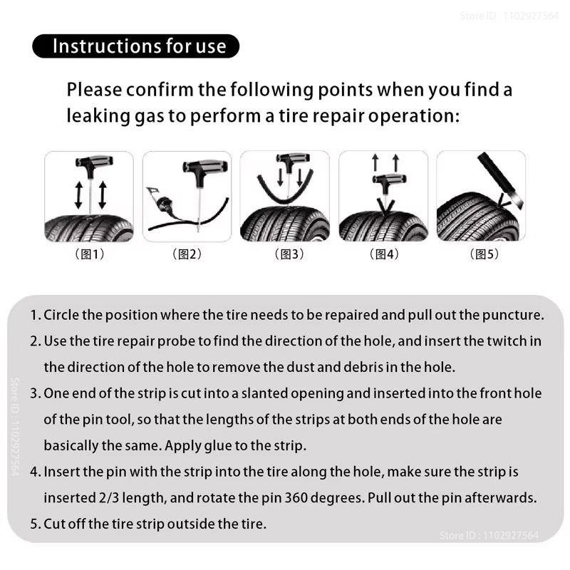 New Car Tire Repair Kit Punctu - Car Emergency Tool Kit recension och pris