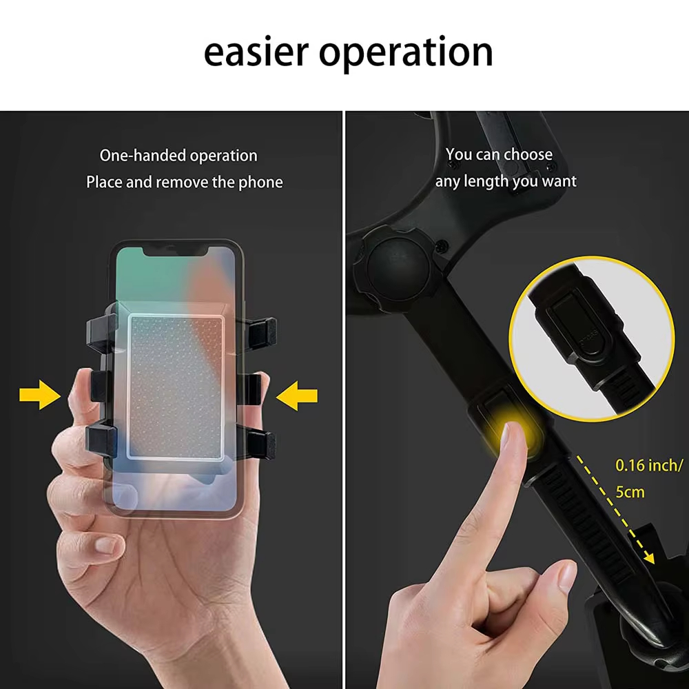 Adjustable Car Rearview Mirror - Car Accessories Phone Holder recension och pris
