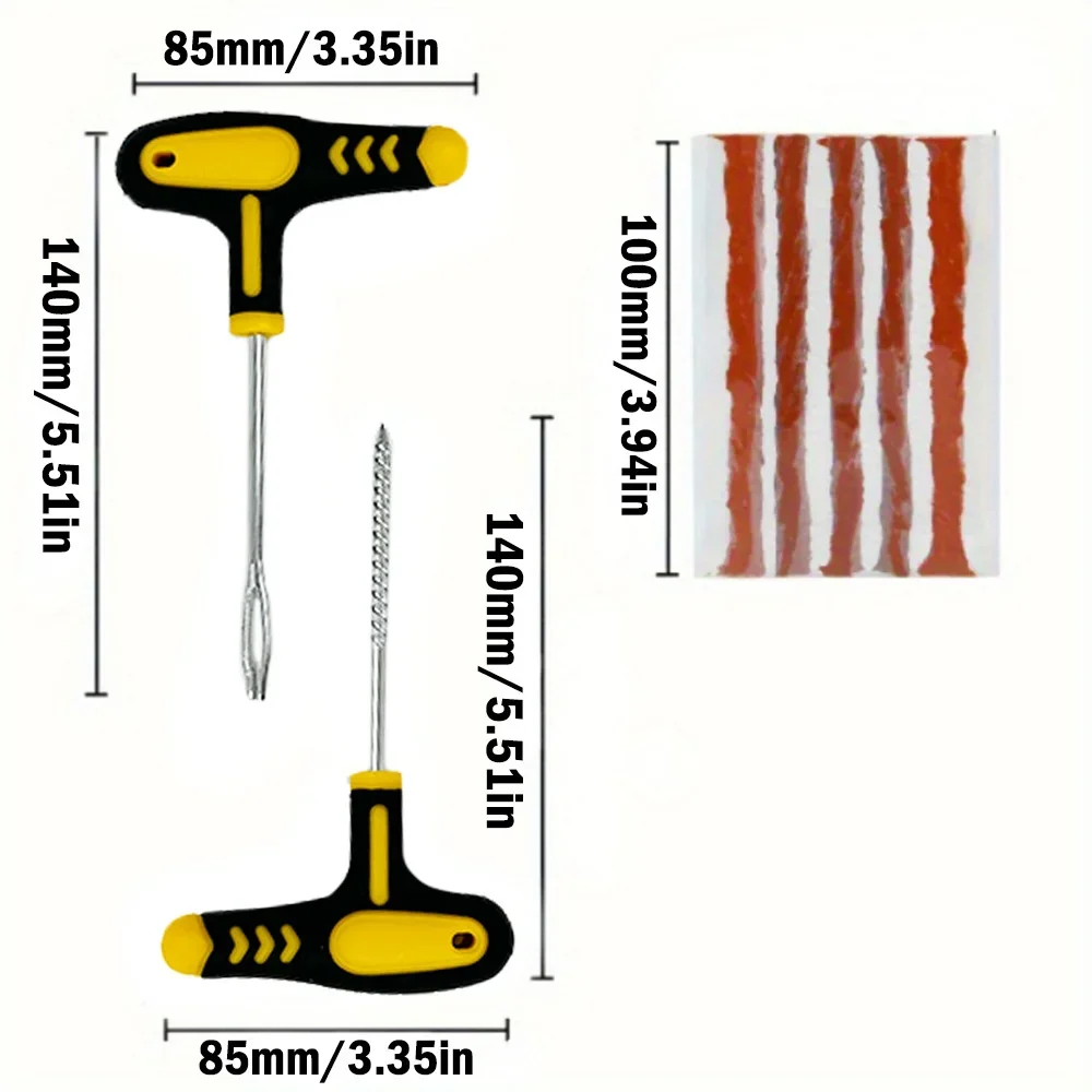 Universal Tubeless Tire Repair - Car Emergency Tool Kit recension och pris
