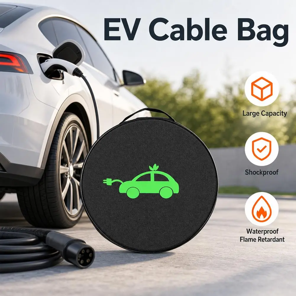 EV Car Battery Jumper Cable Ba - Car Cable Organizer recension och pris