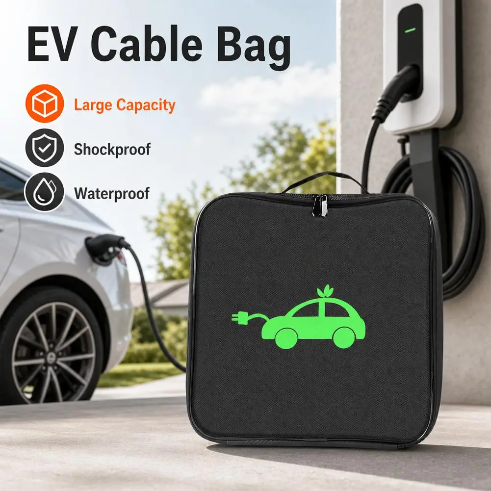 EV Car Battery Jumper Cable Ba - Car Cable Organizer recension och pris