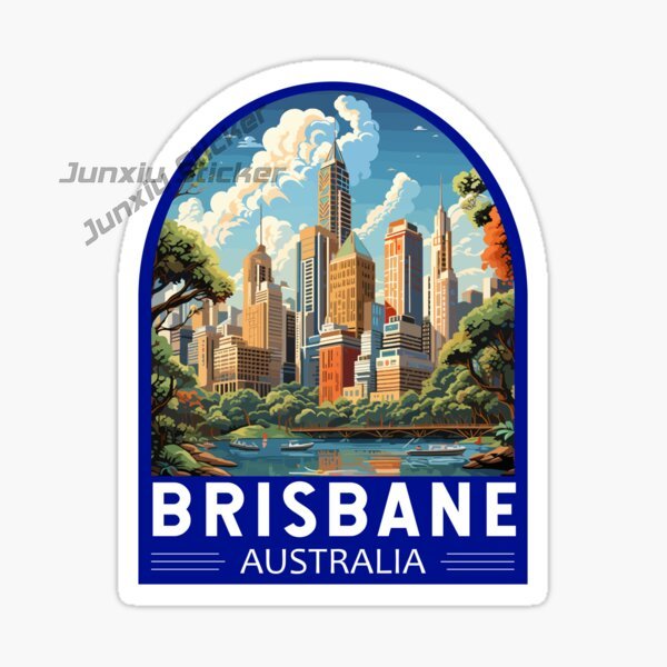 Australia BRISBANE Flag Vinyl  - Car Accessories Australia recension och pris