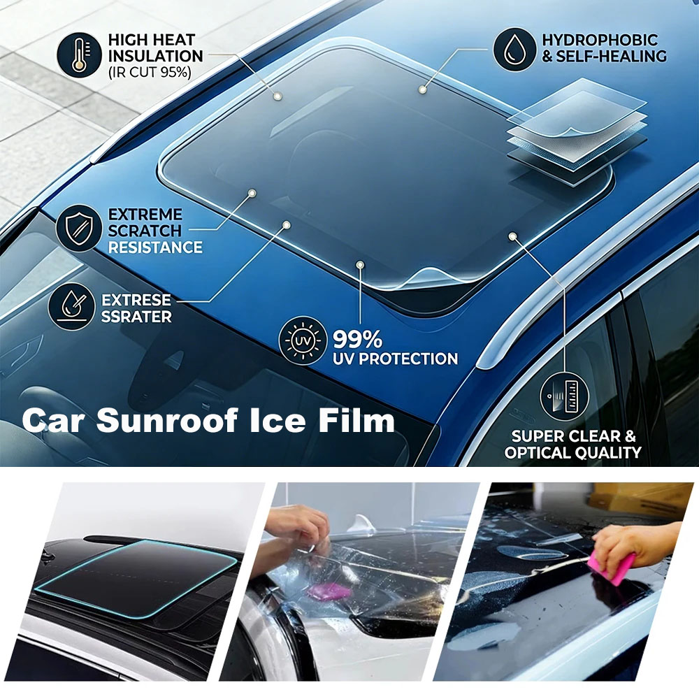 7.5mil TPH Car Sunroof Ice Arm - Tinted Window Film recension och pris