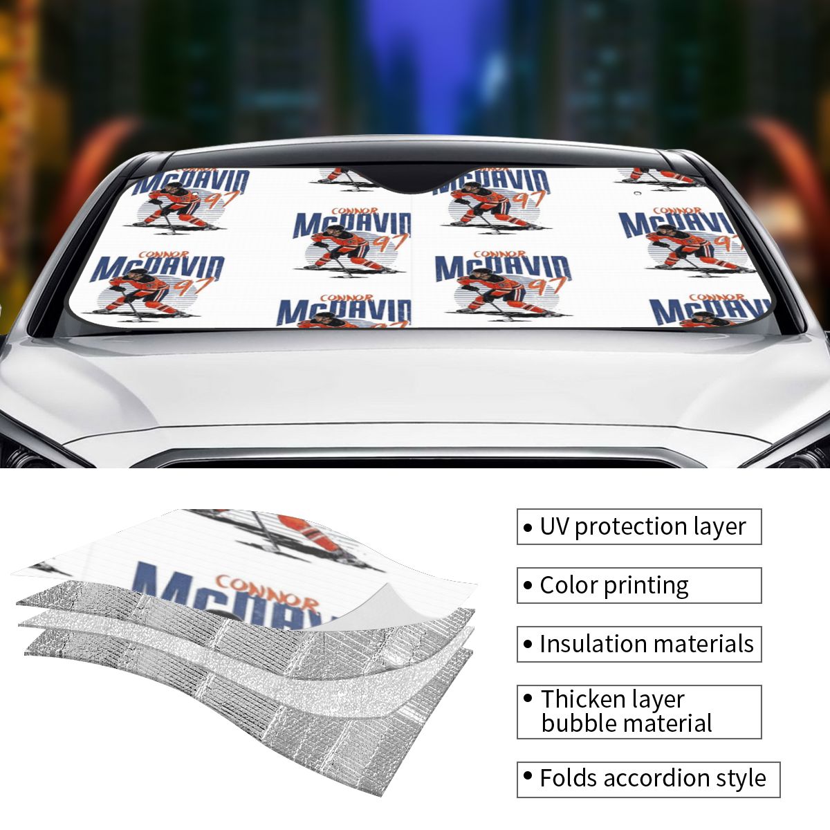 Connor McDavid 97 For Edmonton - Car Accessories Edmonton recension och pris