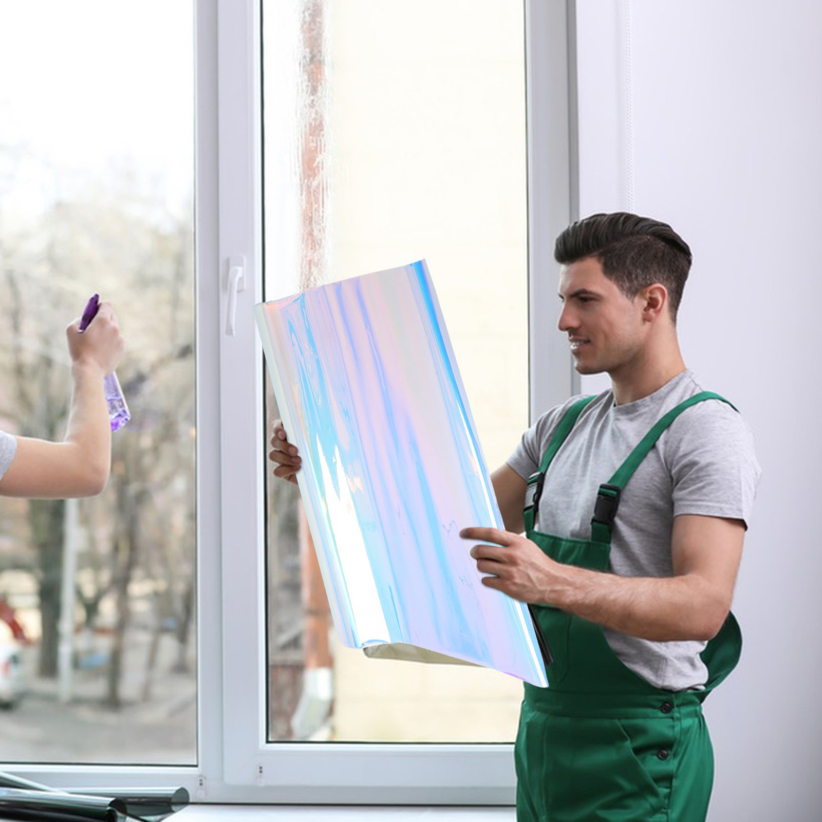 Clear Holographic Window Film  - Tinted Window Film recension och pris