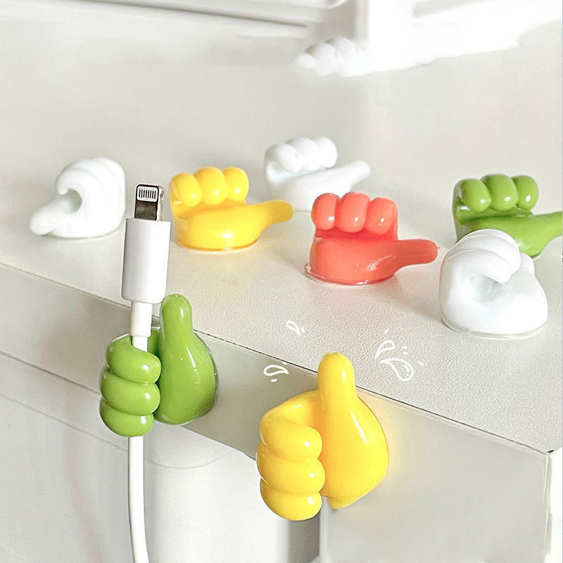 10/5PCS Hand-shaped Rubber Hol - Car Cable Organizer recension och pris