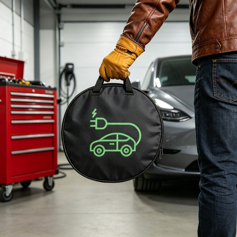 Car Charging Gun Storage Organ - Car Cable Organizer recension och pris