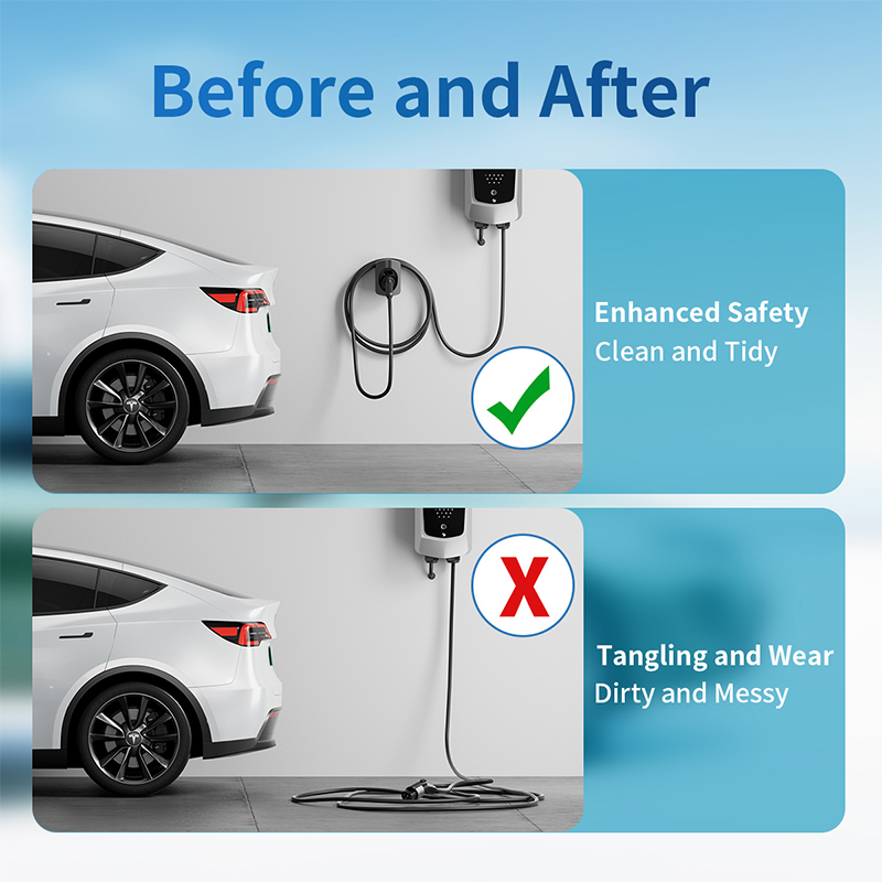 EV Charger Cable Holder For Ty - Car Cable Organizer recension och pris