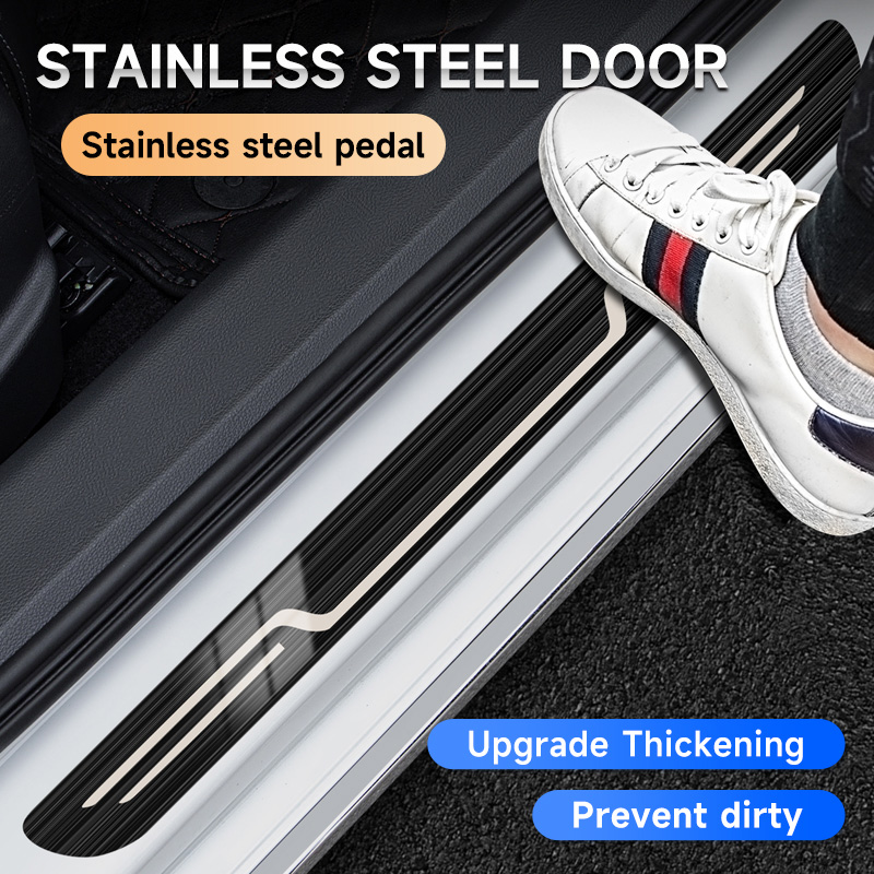 Stainless Steel Car Door Sill  - Car Accessories You Need recension och pris