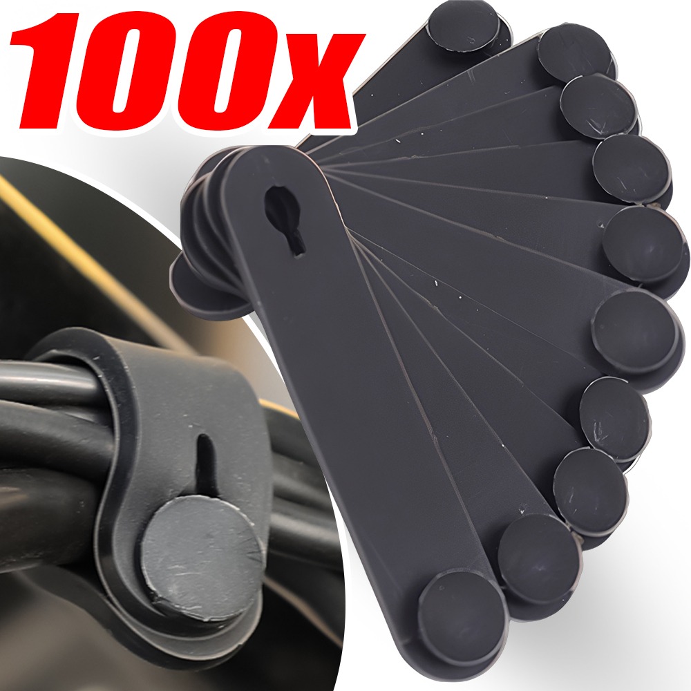 Elastic Rubber Cable Strap Wir - Car Cable Organizer recension och pris