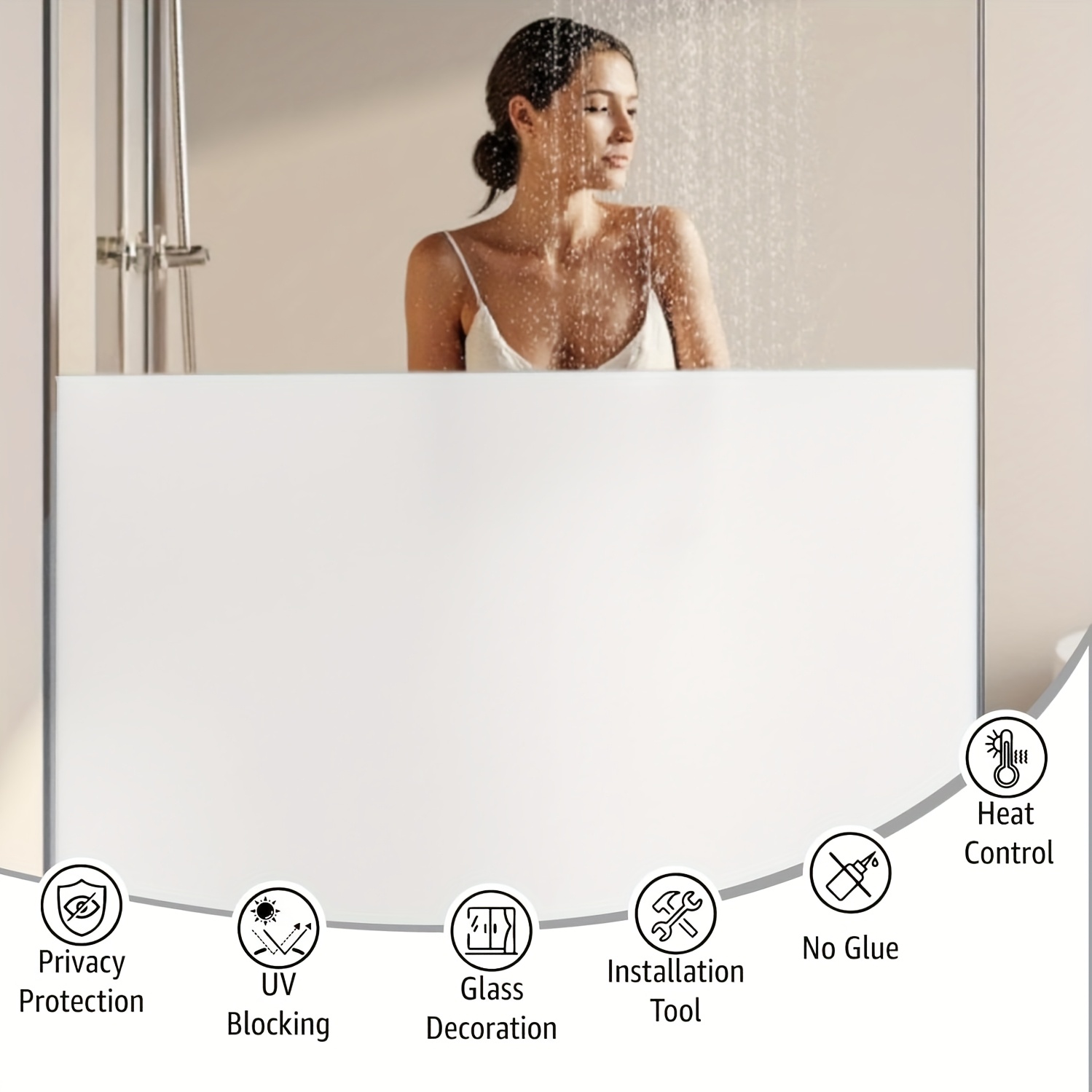 White Frosted Privacy Window F - Tinted Window Film recension och pris