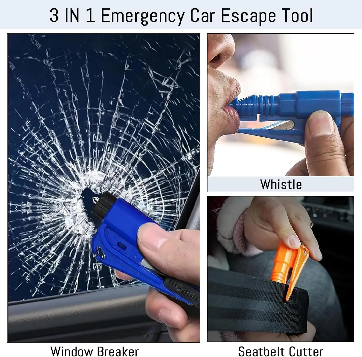 Safety Hammer Car Escape Tool  - Car Emergency Tool Kit recension och pris