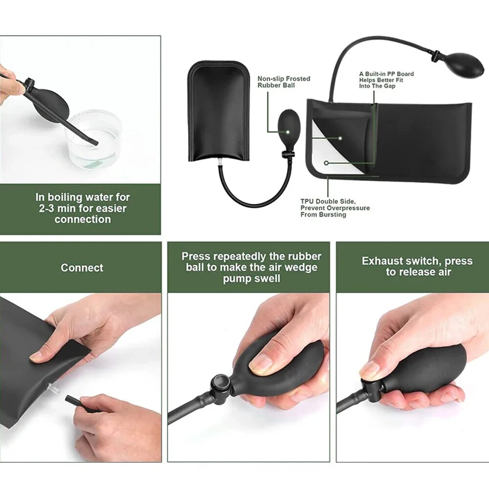 Car Wedge Pump Locksmith Thick - Car Emergency Tool Kit recension och pris