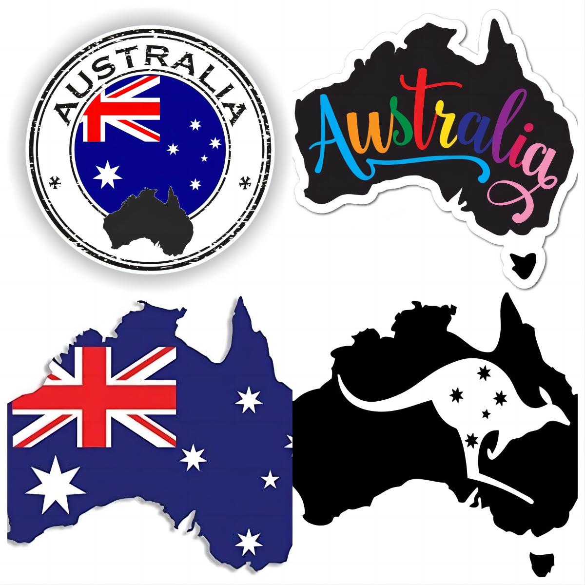 Australia Flag Sticker and Dec - Car Accessories Australia recension och pris