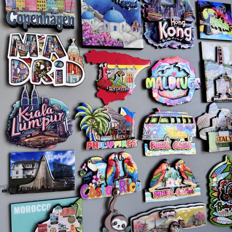 Wood Fridge Magnets Denmark GR - Car Accessories Dubai recension och pris