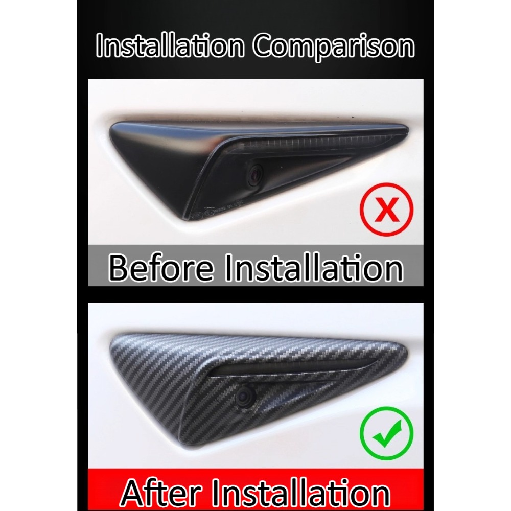Carbon Fiber Cameras Covers Tr - Car Accessories You Need recension och pris