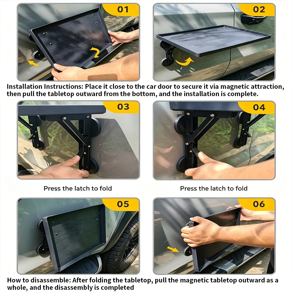 Portable Car Side Door Hanging - Car Accessories For Camping recension och pris