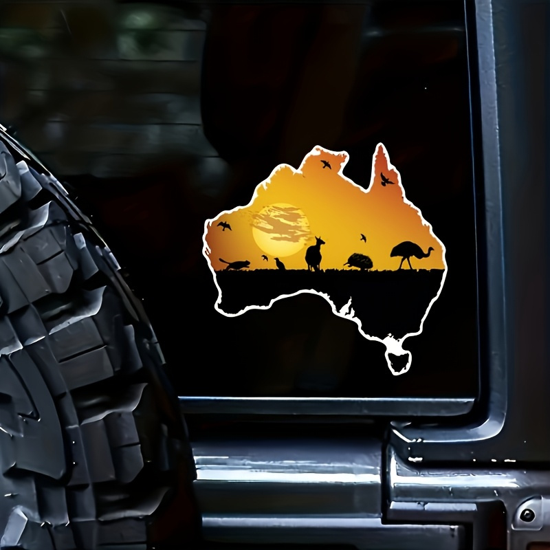 Australian flag and wildlife s - Car Accessories Australia recension och pris