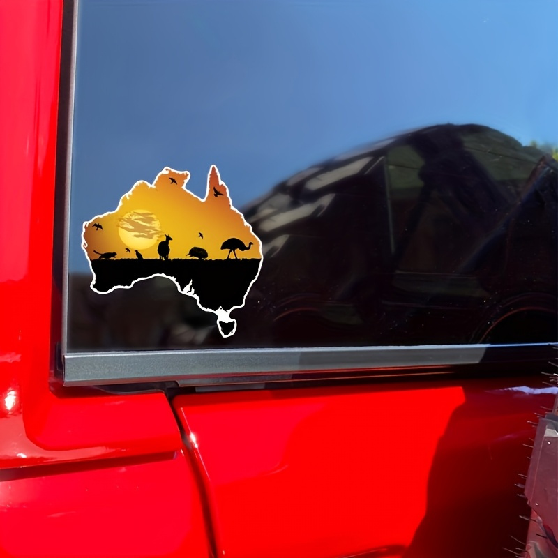 Australian flag and wildlife s - Car Accessories Australia recension och pris