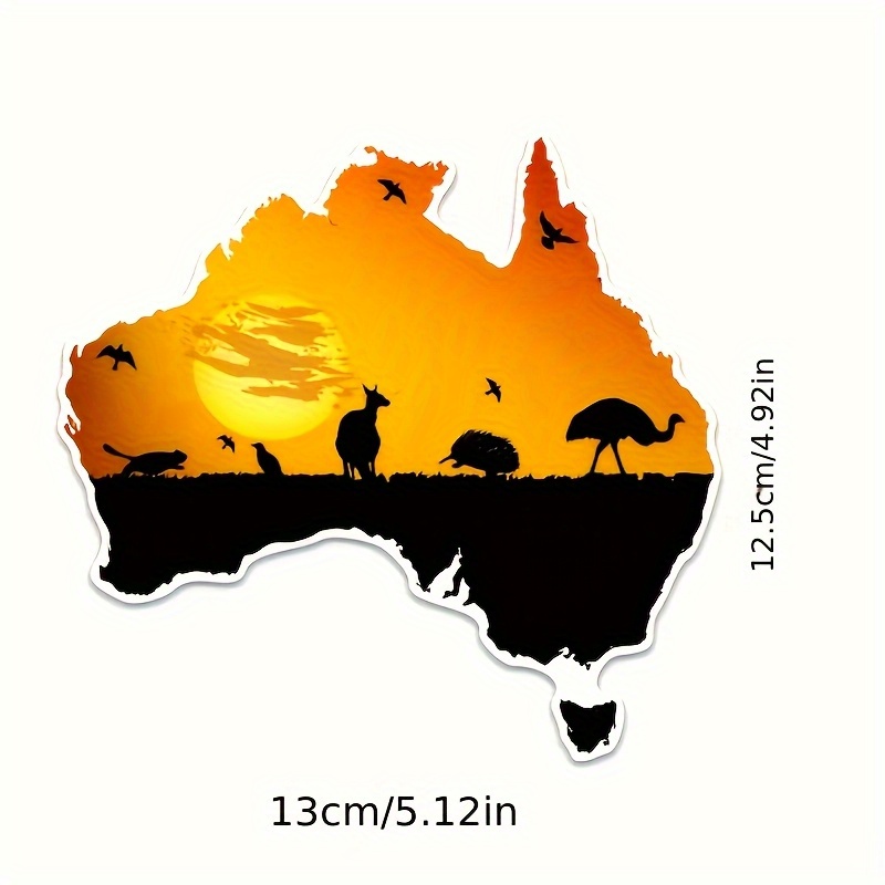 Australian flag and wildlife s - Car Accessories Australia recension och pris