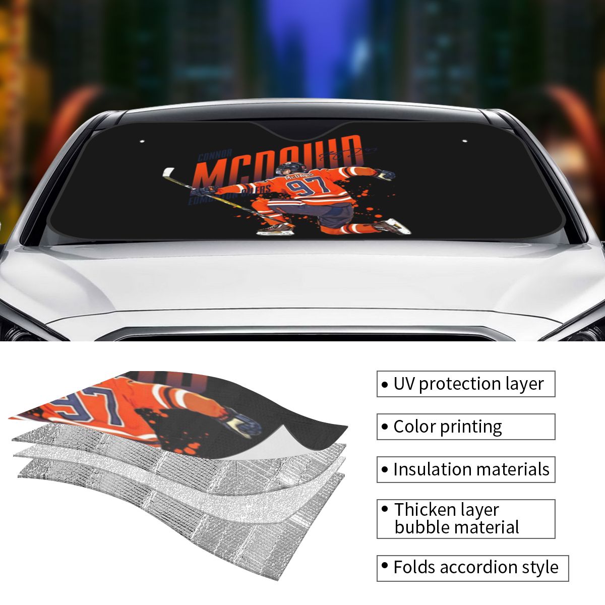 Connor McDavid 97 For Edmonton - Car Accessories Edmonton recension och pris