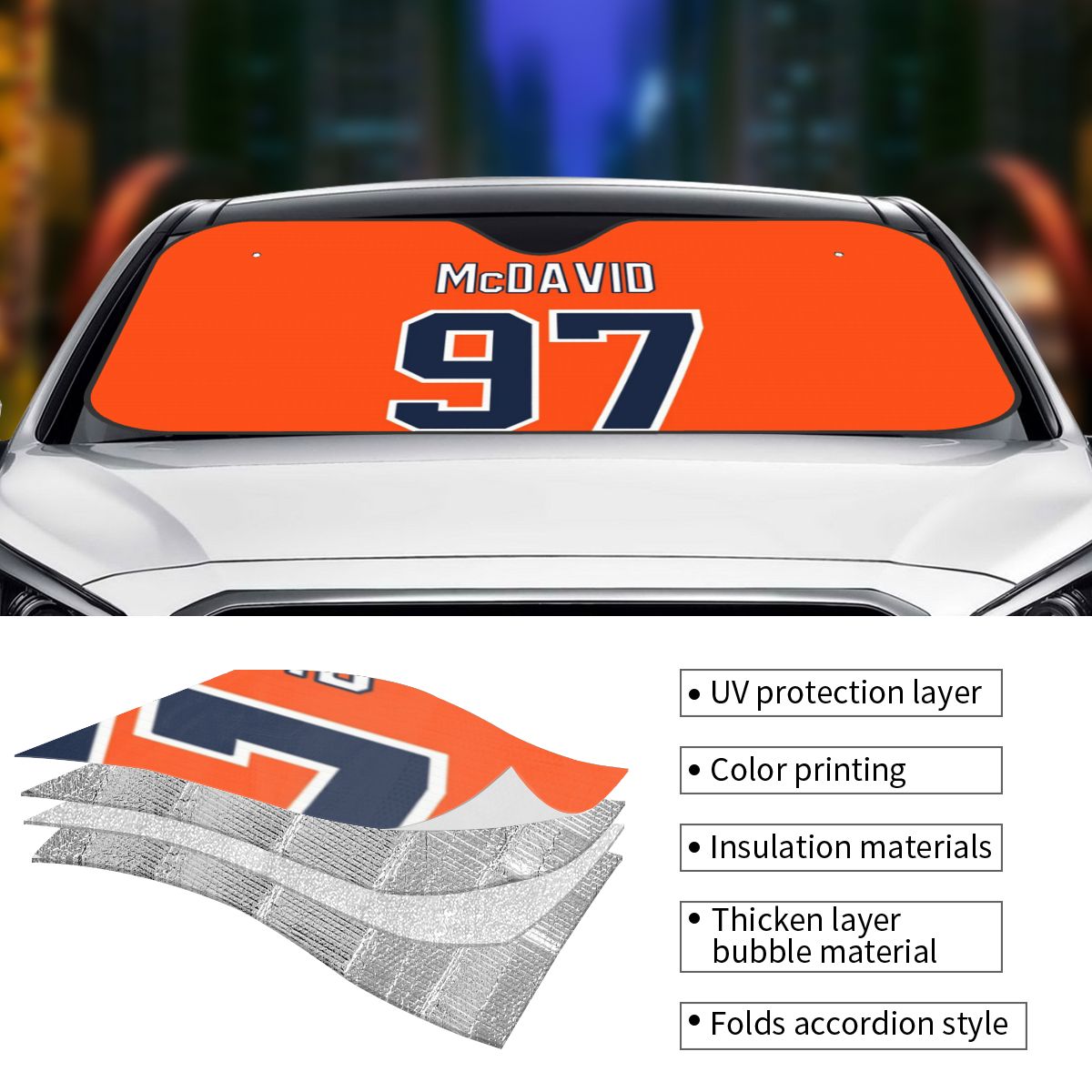 Connor McDavid 97 For Edmonton - Car Accessories Edmonton recension och pris
